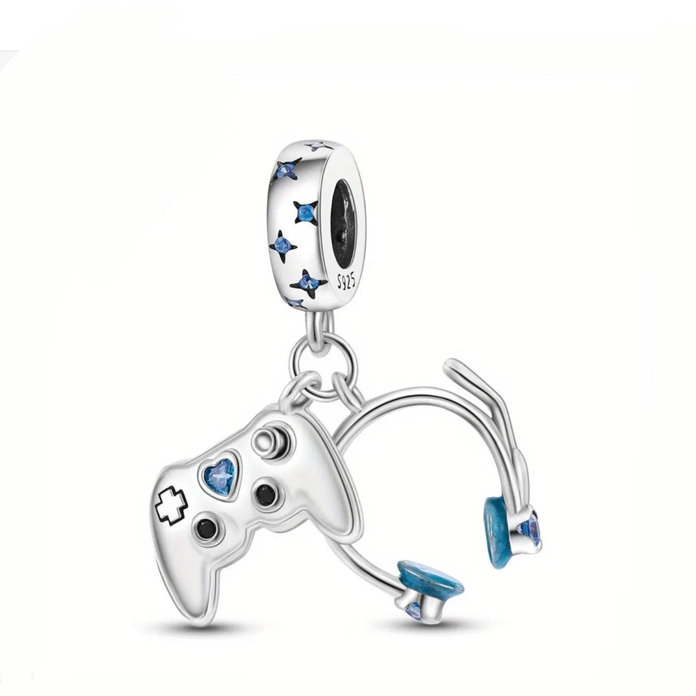 S925 Video Games Controller Charm Pandora Style